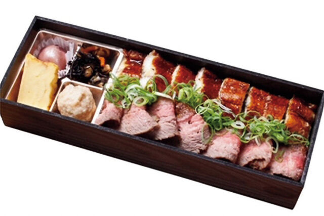 たっぷりうな牛重