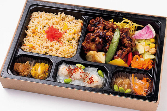 【ECO容器】黒酢鶏弁当