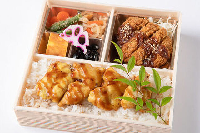 自家製ダレの味噌カツ御膳【鶏天重】