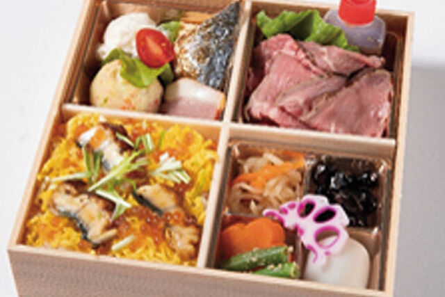 海鮮ちらしとローストビーフのおもてなし御膳