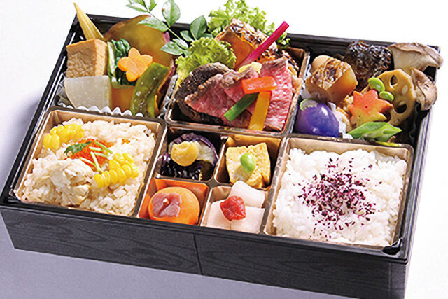 ローストビーフと焼魚御膳