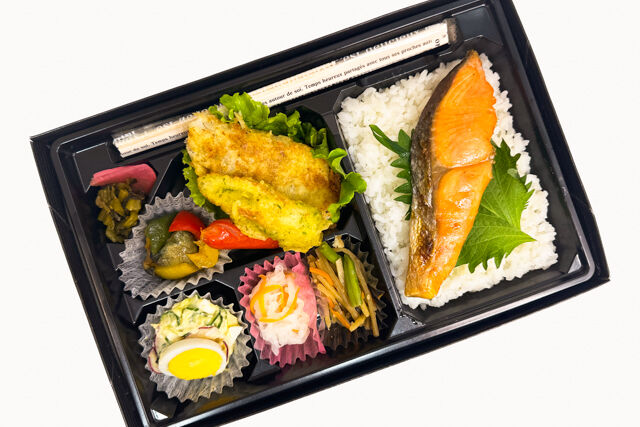 カレイの香草焼き&鮭の塩焼き