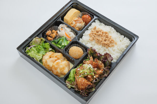 油淋鶏×海老マヨ まんぷく中華弁当