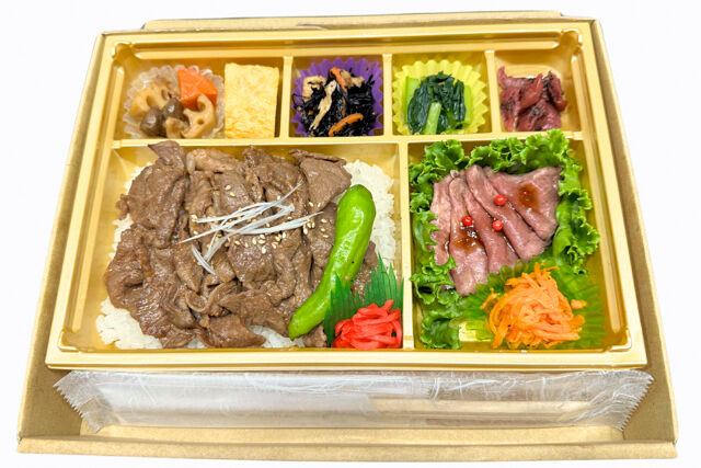 牛カルビ&ローストビーフ御膳