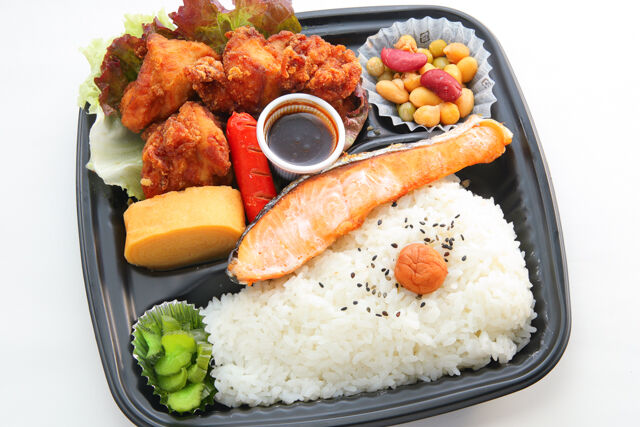 モモから・焼き鮭弁当