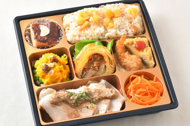 【秋限定】秋の豚ロースステーキ弁当