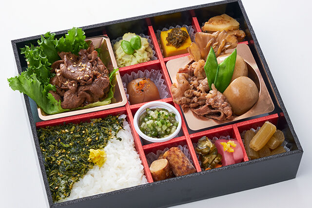 厳選米沢牛 芋煮御膳 米沢牛の焼肉とわさびごはん