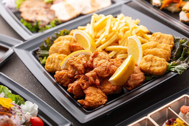 揚げ物3種盛り合わせ(ポテト&唐揚げ&ナゲット)