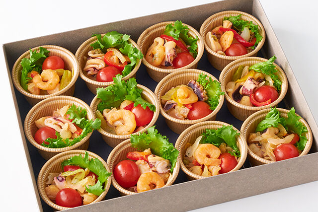 魚介と野菜のマリネ~ハーブの香り~