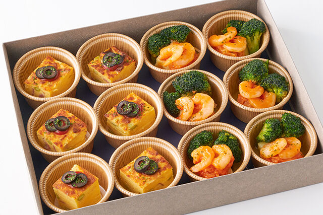 アンティパスト ミスト クワトロ(えびのオーロラソース&イタリアンフリッタータ)