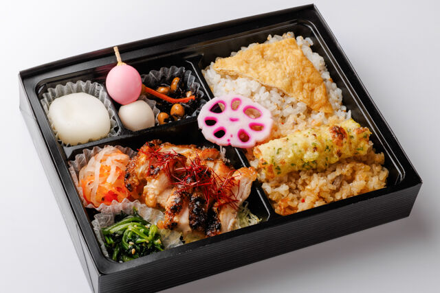 2種ごはんと鶏の照り焼き弁当