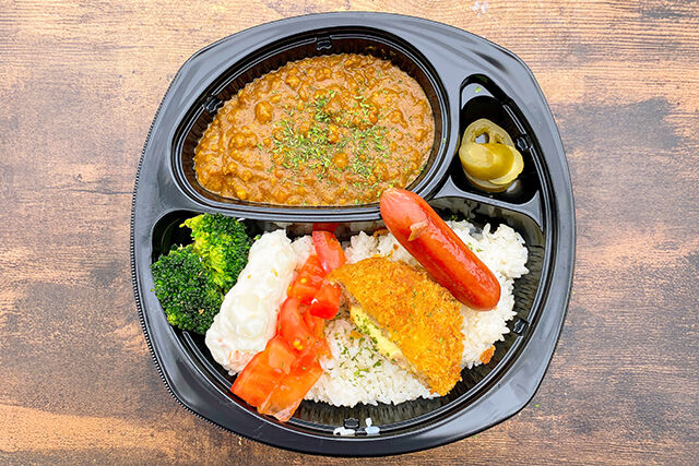 【食べるキーマカレー 人気No.1】濃厚チーズメンチカツ