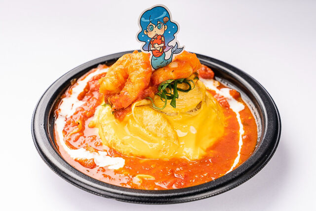 海老トマトオムライスのシーフード姫