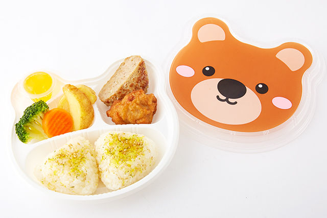 ふりかけおむすびのキッズプレート