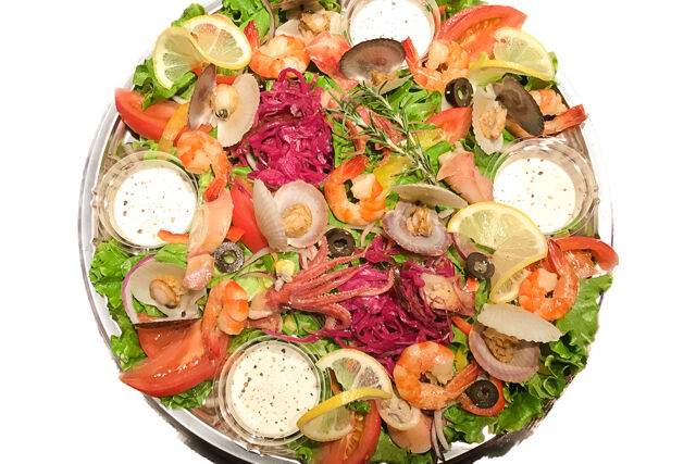 シーフードサラダオードブル