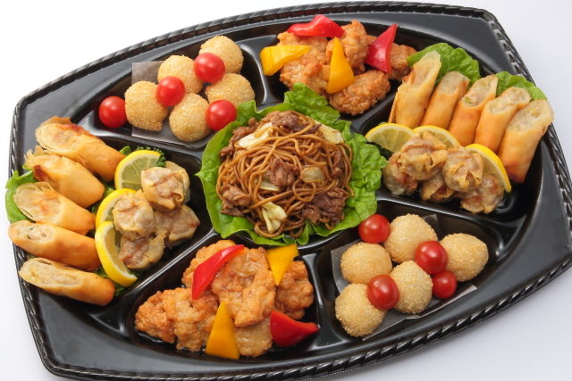 【中華プレート】5種盛り合わせ~焼きそば盛り~