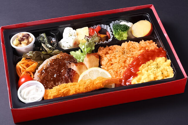 【ハロウィン限定】特製ハンバーグとアソートBOX【チキンオムライス】
