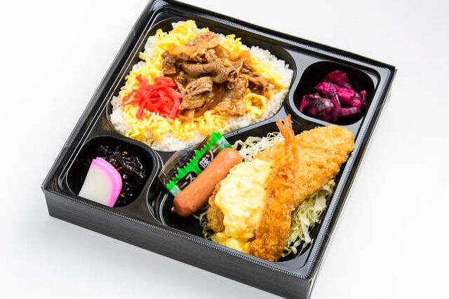 牛焼肉のせミックスグリル幕の内弁当