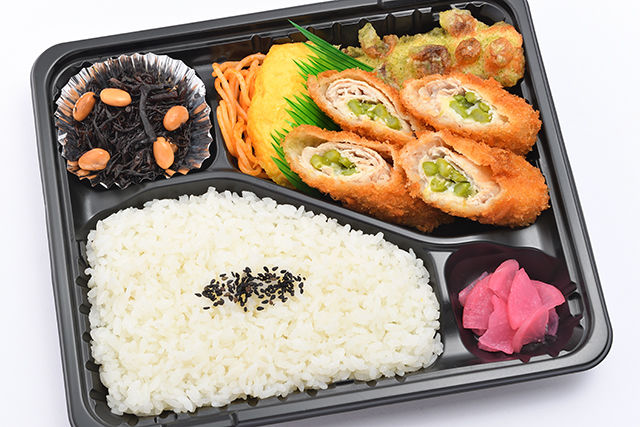 アスパラチーズカツ弁当