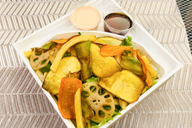 フライドサラダ(こぶ&青じそドレッシング)