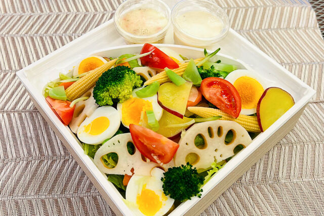 ボイルサラダ(イタリアン&シーザードレッシング)