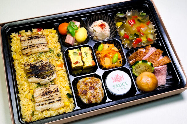 【夏・秋限定】フレンチBENTO〜ロースト鴨のスイートチリソース「パエリアご飯」〜