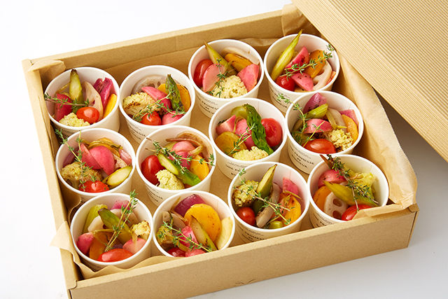 【カップ】グリル野菜のマリネ