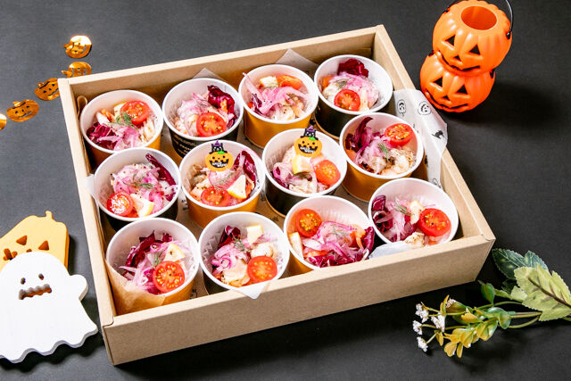 【ハロウィン】【カップ】シーフードカルパッチョ