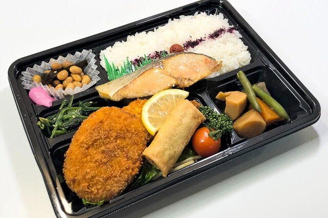 ミックスフライ&焼魚弁当