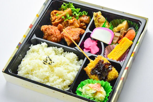 モダン弁当・ざんぎ&豚生姜焼き