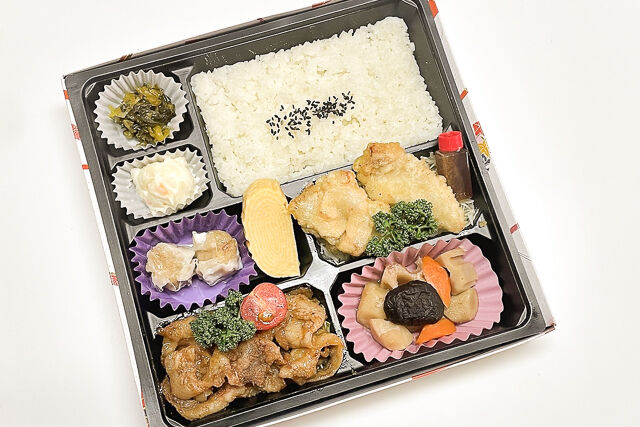 みそ豚&とり天弁当
