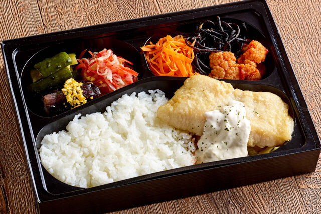 白身魚ムニエル弁当