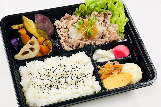 牛バラおろしポン酢弁当