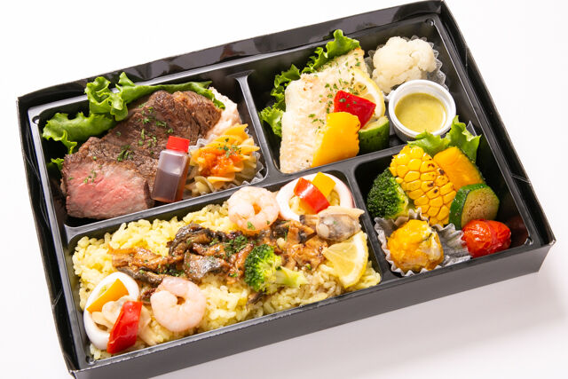 【夏限定】うなぎのパエリアと黒毛和牛いちぼのグリル&旬魚のポアレ夏野菜添え