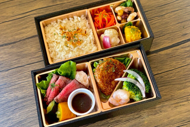 国産牛ローストビーフ&ハンバーグ