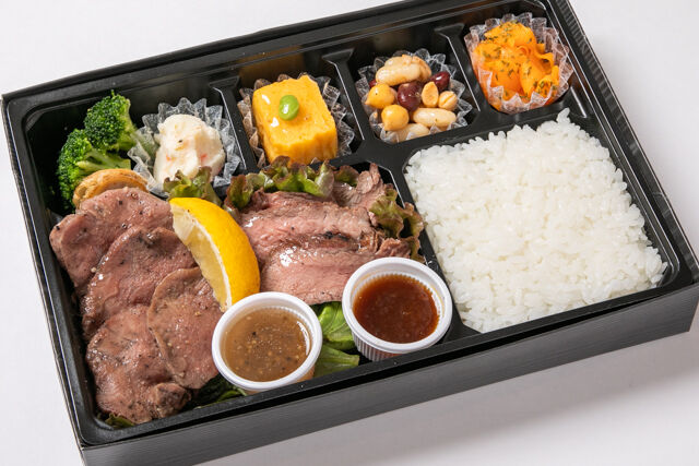 牛たん&交雑牛サーロインステーキ