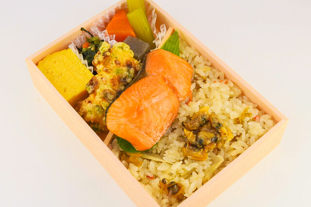 あさりと牛蒡のご飯弁当