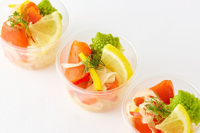 スモークサーモンマリネ~ロマネスコを添えて~