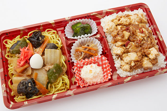 中華五目あんかけ焼きそば&コクが決めてのマーボーご飯