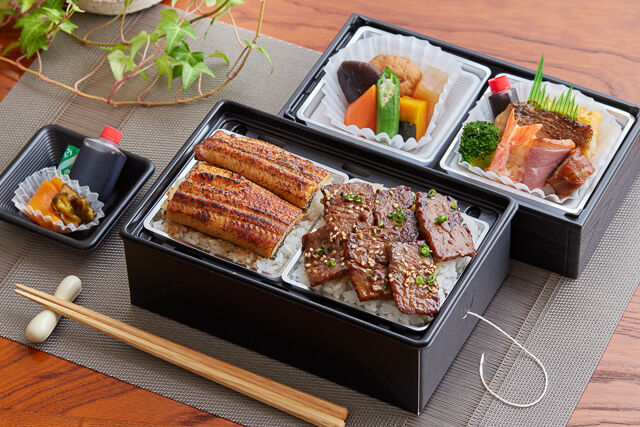 【温まる】すみれ(鰻・和牛焼肉二段弁当)