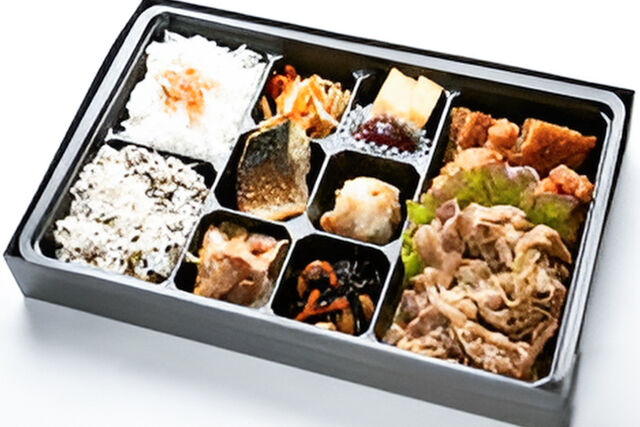 牛すき焼き煮込み~卵黄ソース~と6マスDELI弁当