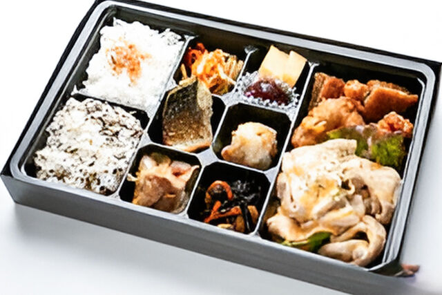 豚しゃぶ~ゴマコブソース~と6マスDELI弁当