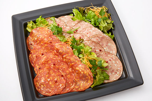 ハム盛り合わせ