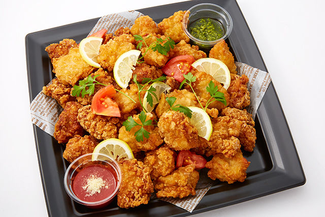 チキンフリット(バジルマヨネーズ&チーズサルサ)