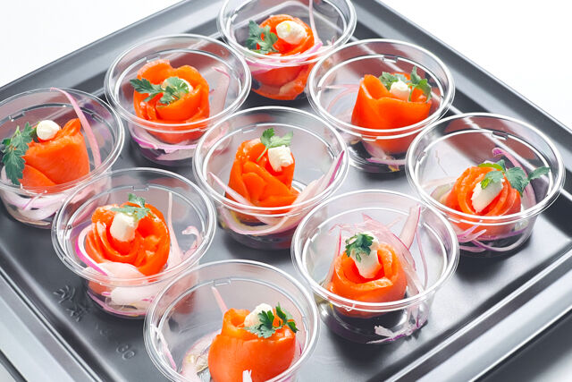 スモークサーモンとクリームチーズ