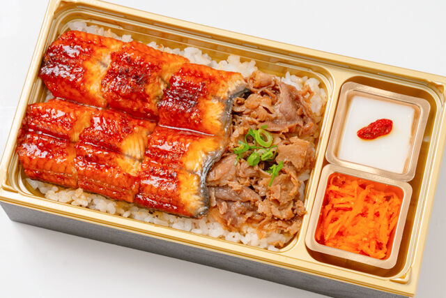 匠の鰻牛すき重(竹)