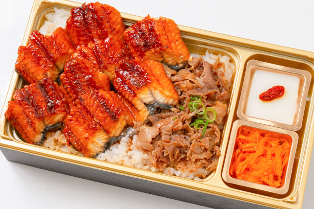 匠の鰻牛すき重(松)