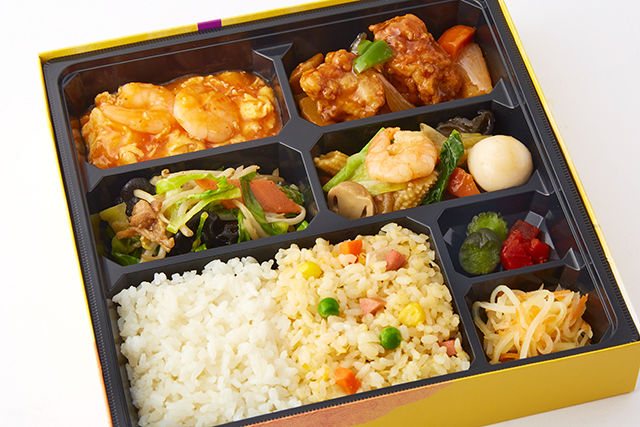 【豪華 幕の内弁当】酢豚と八宝菜弁当