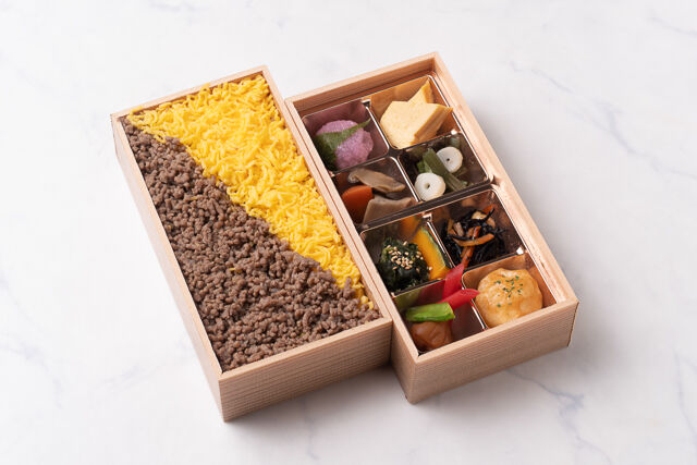 牛そぼろの彩り御膳