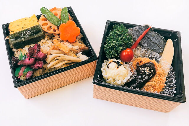 鰆の塩焼きと味噌カツの御弁当